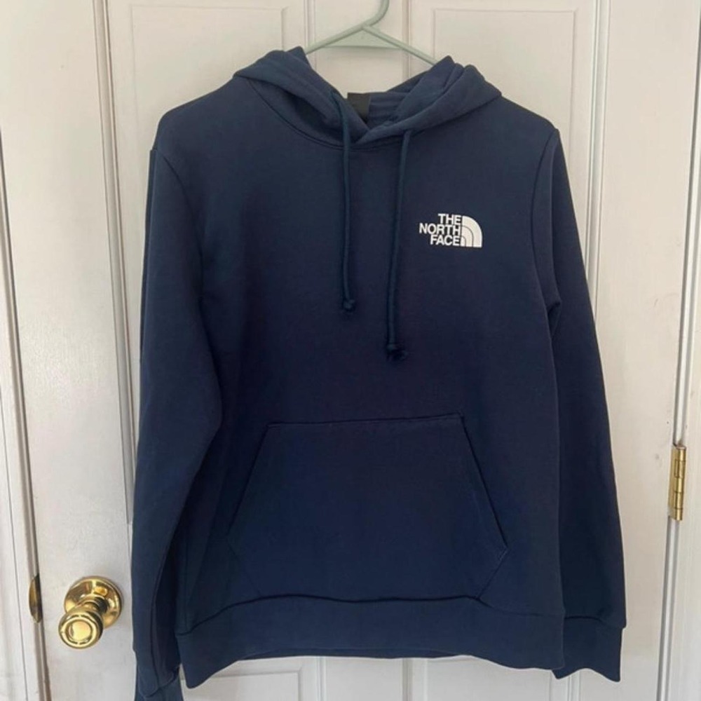Woman's The North Face navy blue hoodie Size S